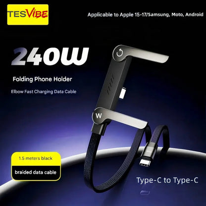 Fast Charging Foldable Stand Cable
