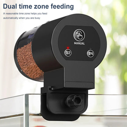 Automatic Fish Tank Feeder Large Capacity Timer Fish Food Dispenser Intelligent Control Fish Feeder for Aquarium and Turtle Tank
